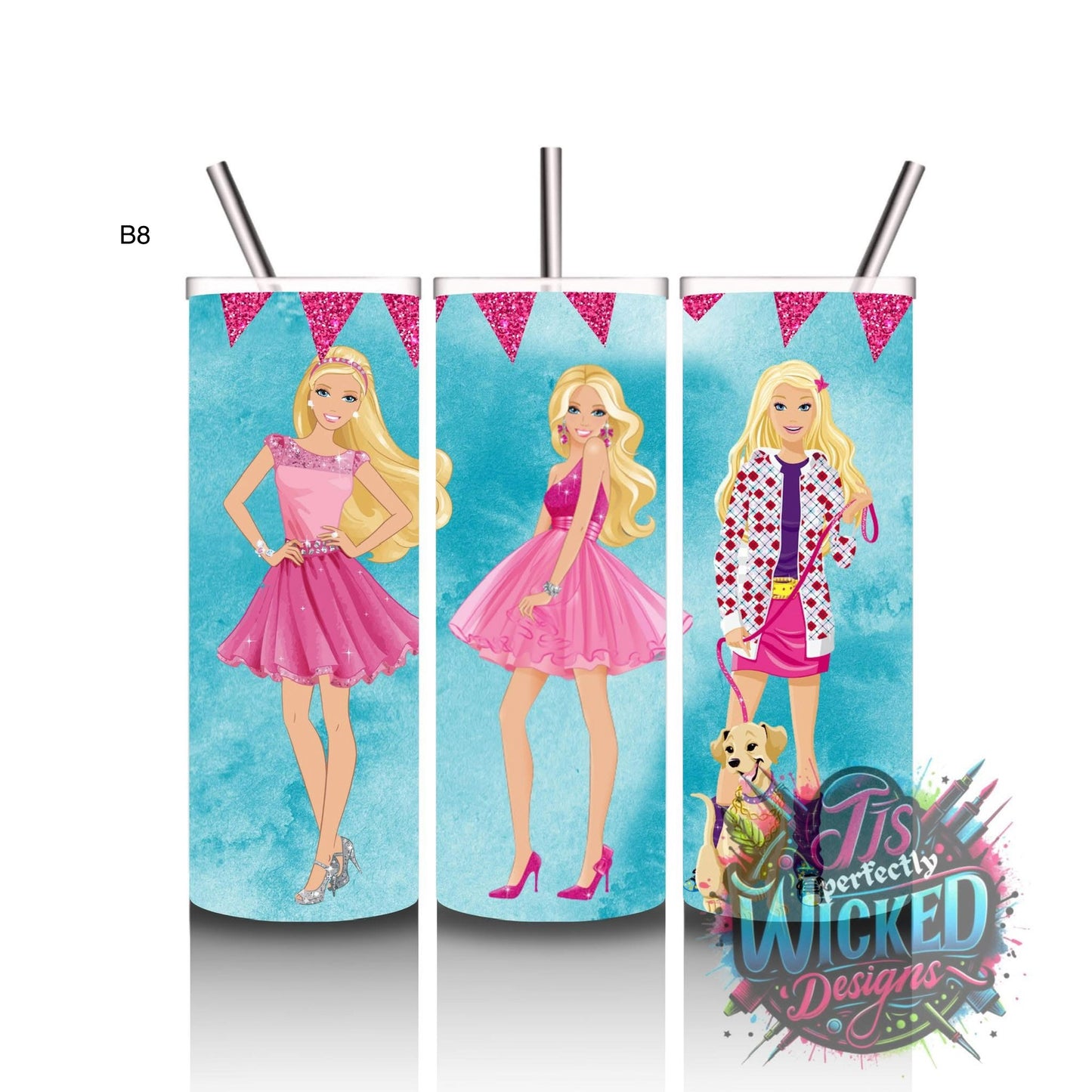 Barbie tumblers